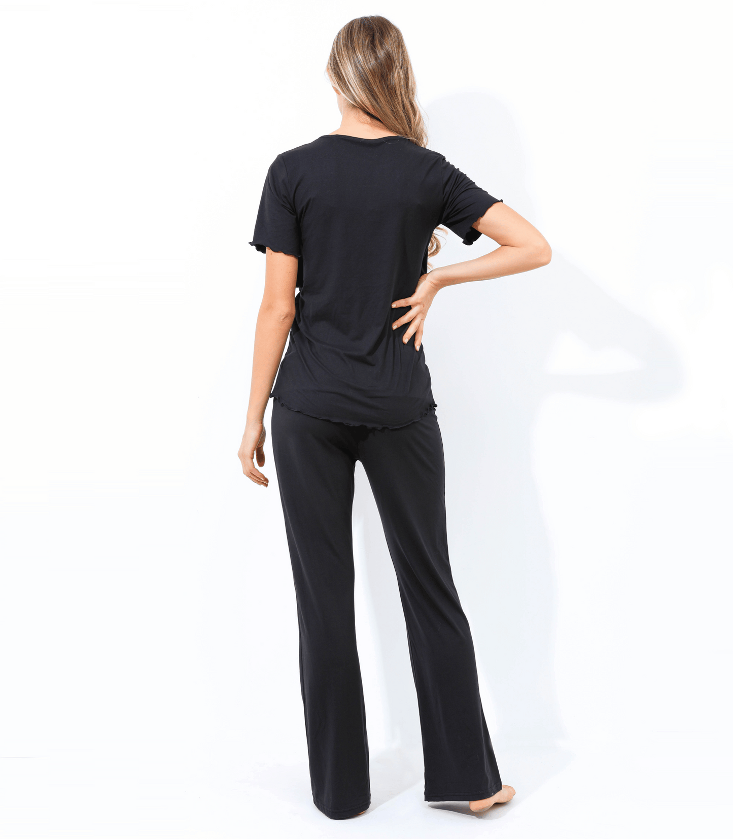 Veronica Bump Friendly Nursing Pajama Set Colored