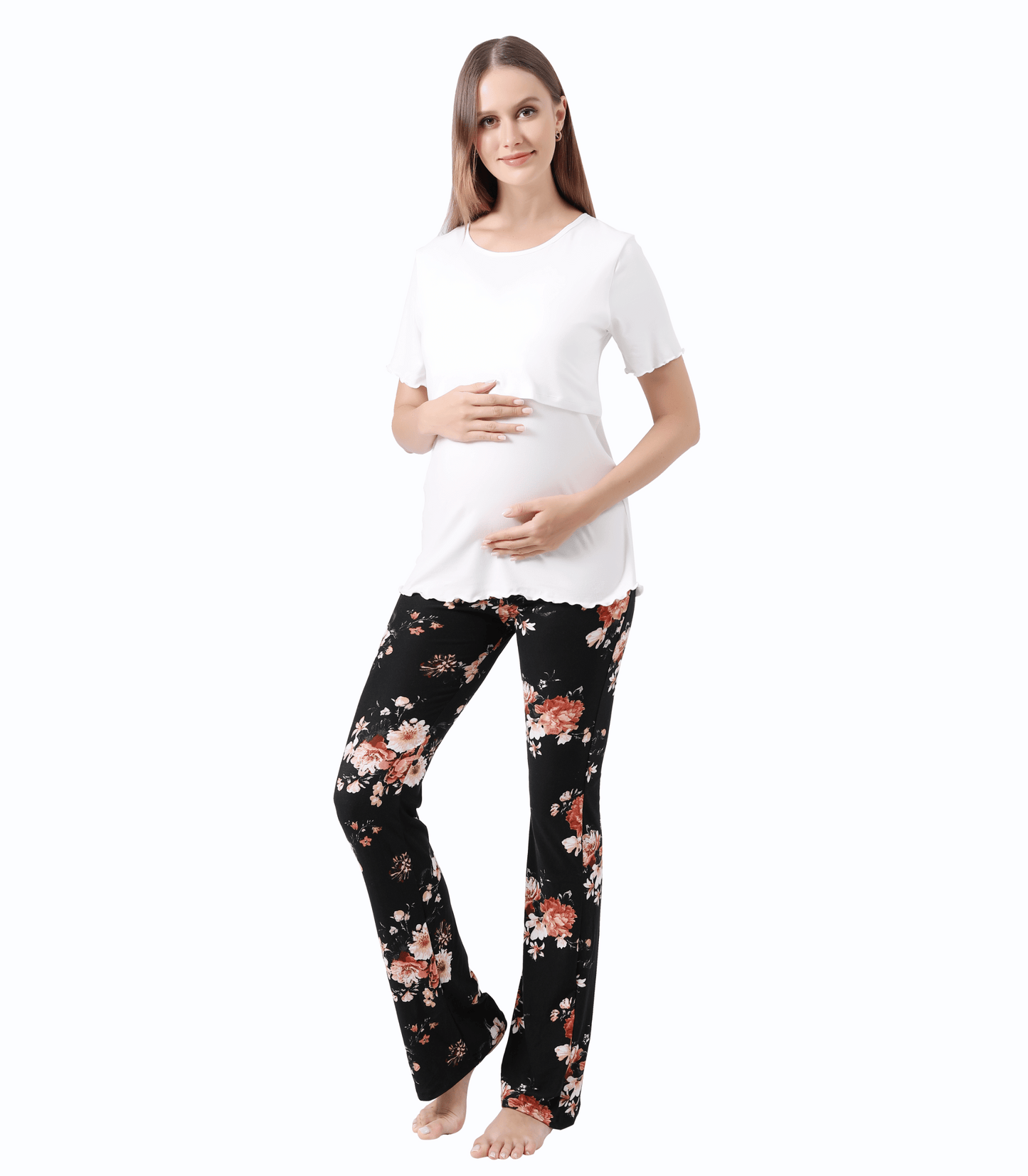 Kelly Bump Friendly Nursing Pajama Set