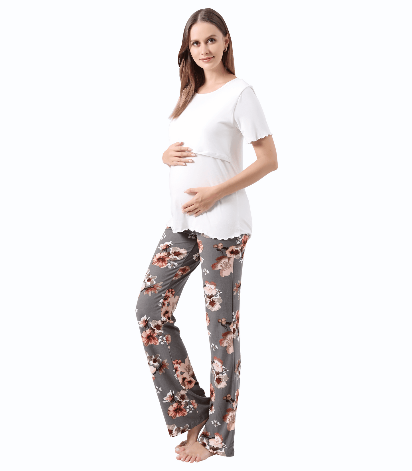 Kelly Bump Friendly Nursing Pajama Set