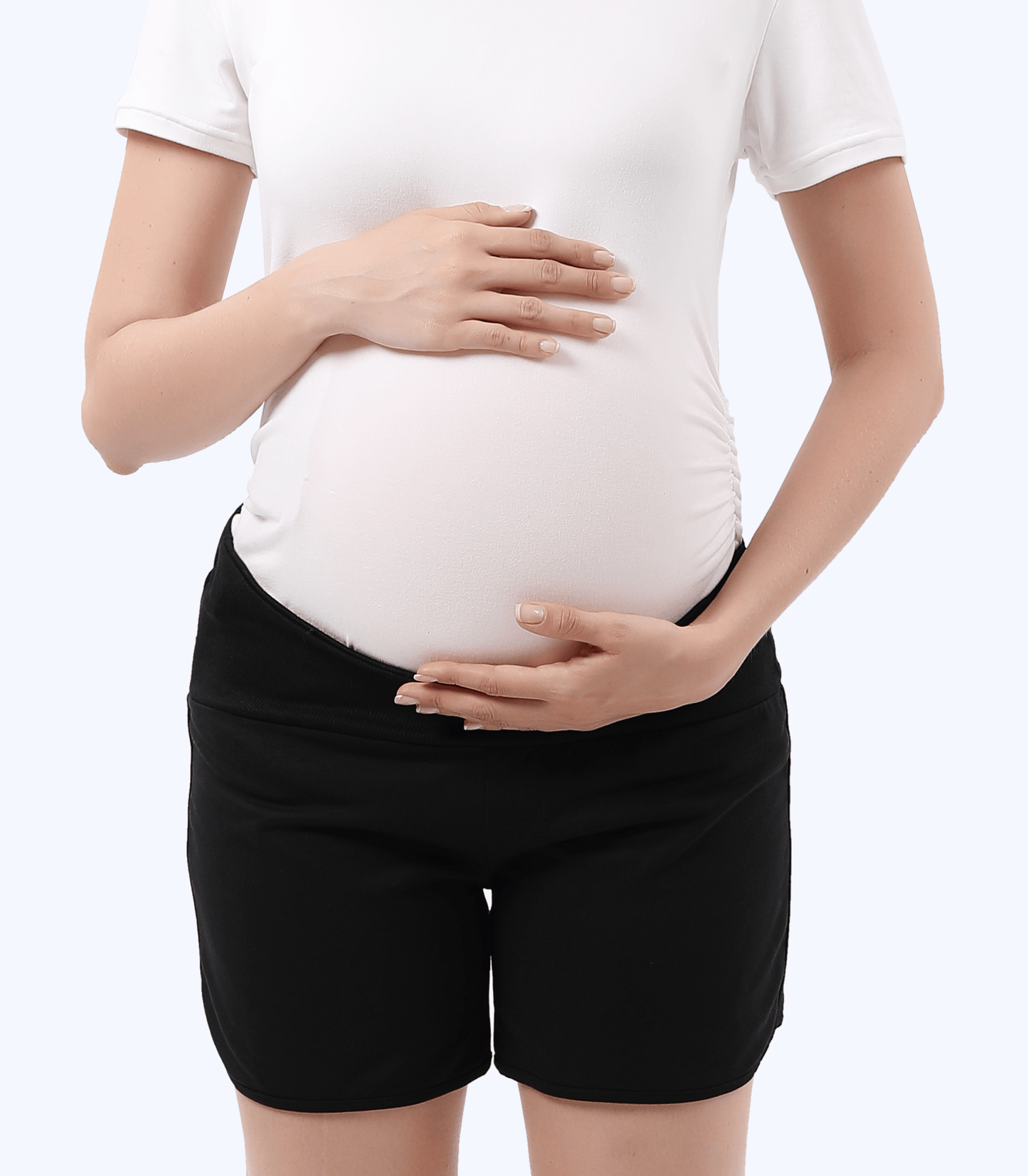 Alicia Below Bump Pregnancy Shorts