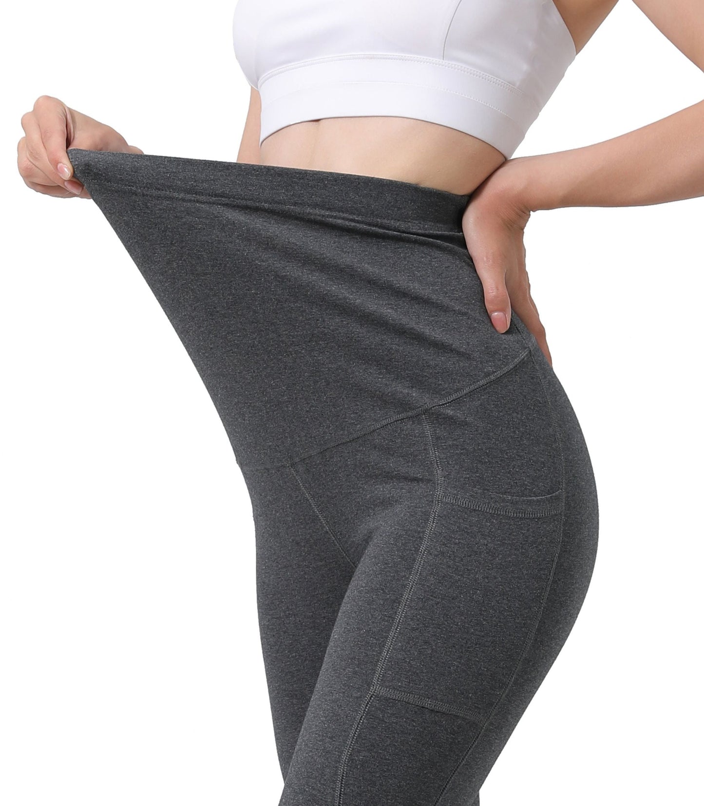 Allerie Pregnancy Yoga Pants with Pockets (2 Pack)