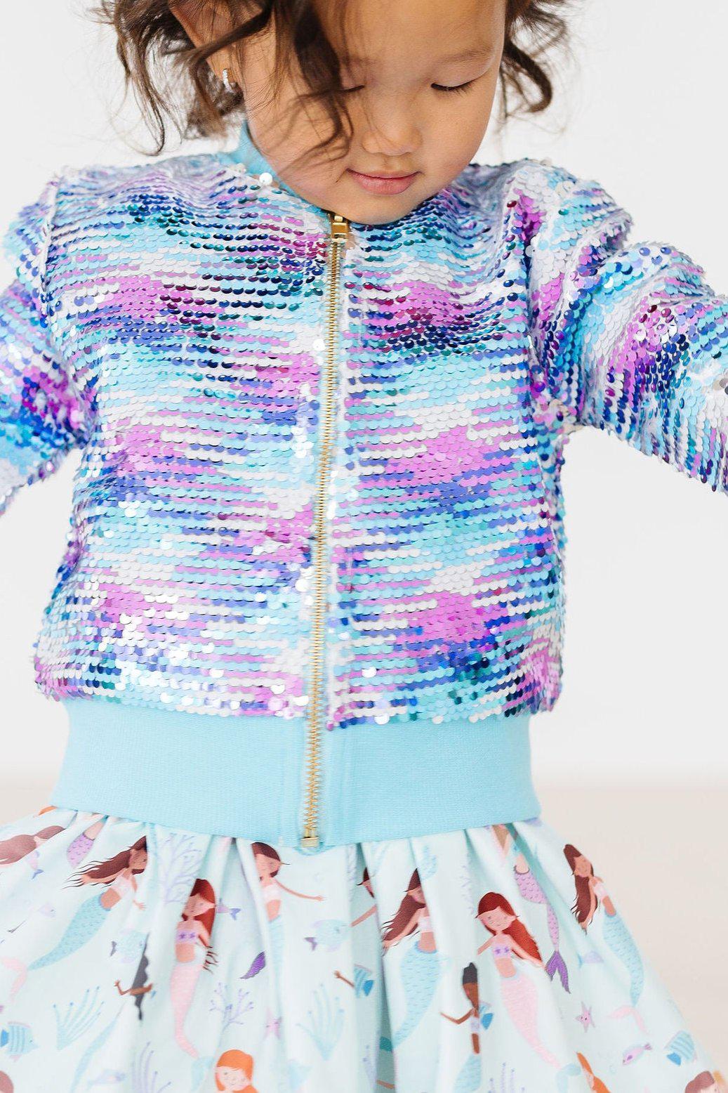 Rainelis Mermaid Flip Sequin Jacket