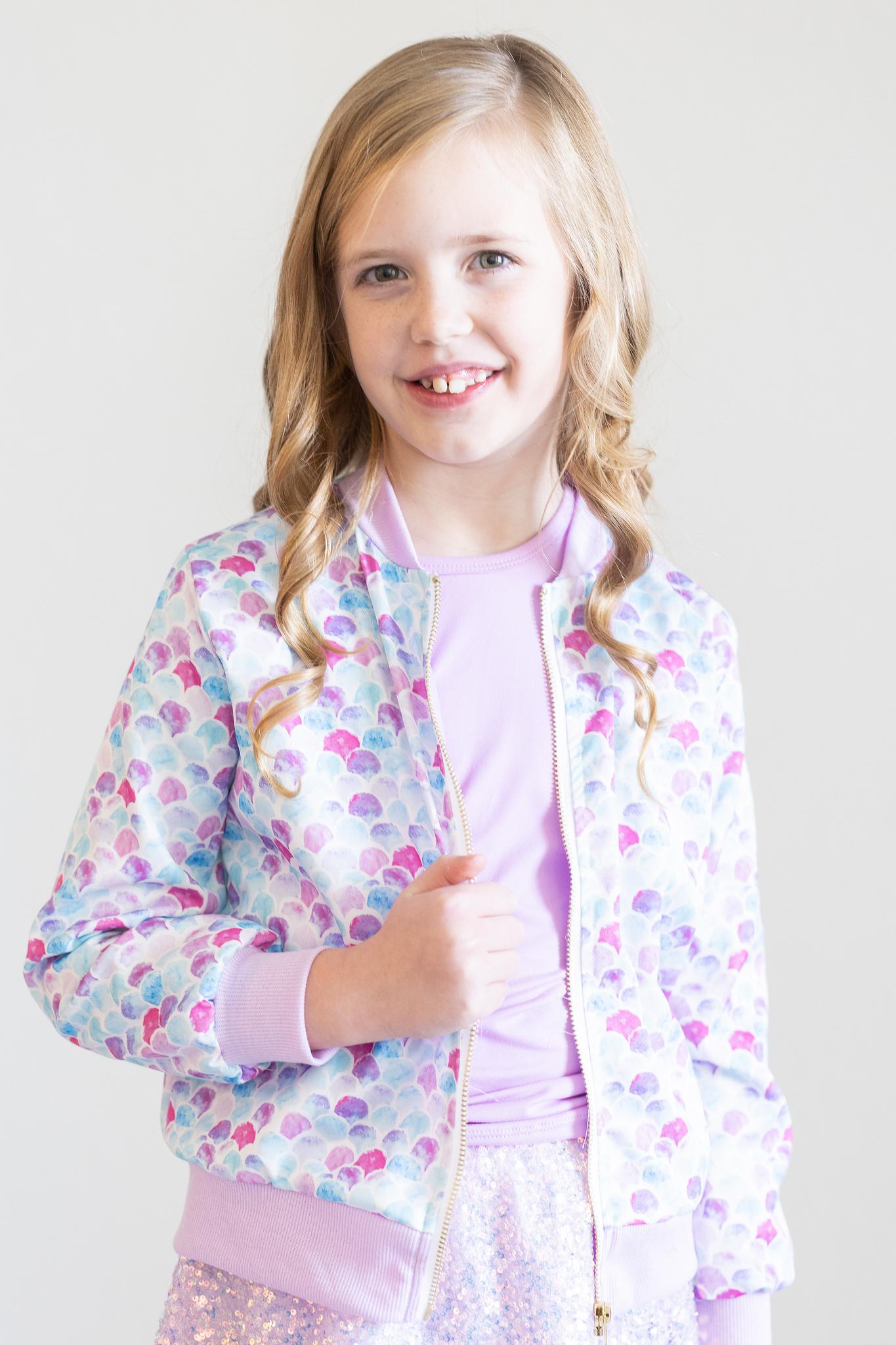 Rikermis Mermaid Scales Satin Jacket