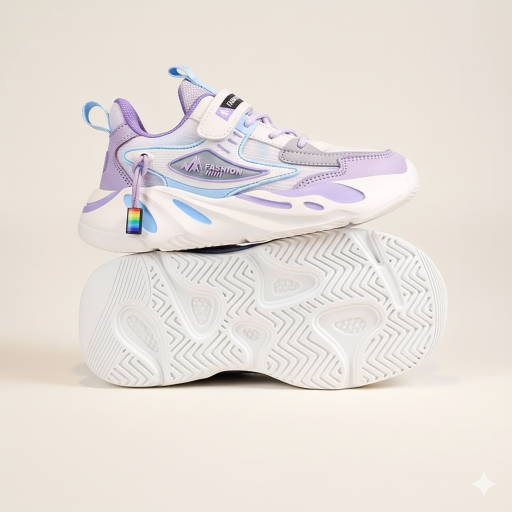 Breathable Mesh Running Sneakers Ages 4-12