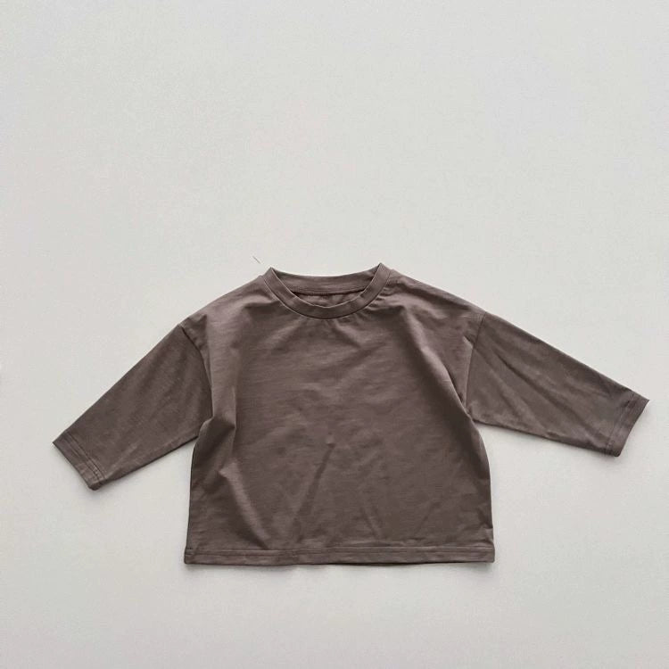 Nico Children's Fashionable Solid Color Tees
