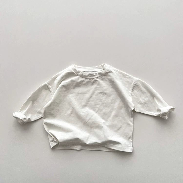 Nico Children's Fashionable Solid Color Tees