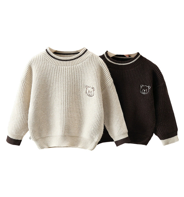 Cristian Fleece-lined Thickened Base Sweater - GuGuTon baby store - Baby Fashion - Toddlers Outfits - Babies Outfits - Toddler Clothes - Kids Clothing - Newborn Clothes - Newborn Wear - Kids Wear - Trending Clothes - Trending Outfits - Fall Fashion - Winter Fashion - Girls Clothes - Boys Clothes - Babies Wear - Kids Accessories - KidsWear - Summer Clothes - Summer Fashion - Summer Trend - Falls Sweaters - Tops - Bottom - Jeans - Blouse - Dresses - Newborn Dresses - Toys