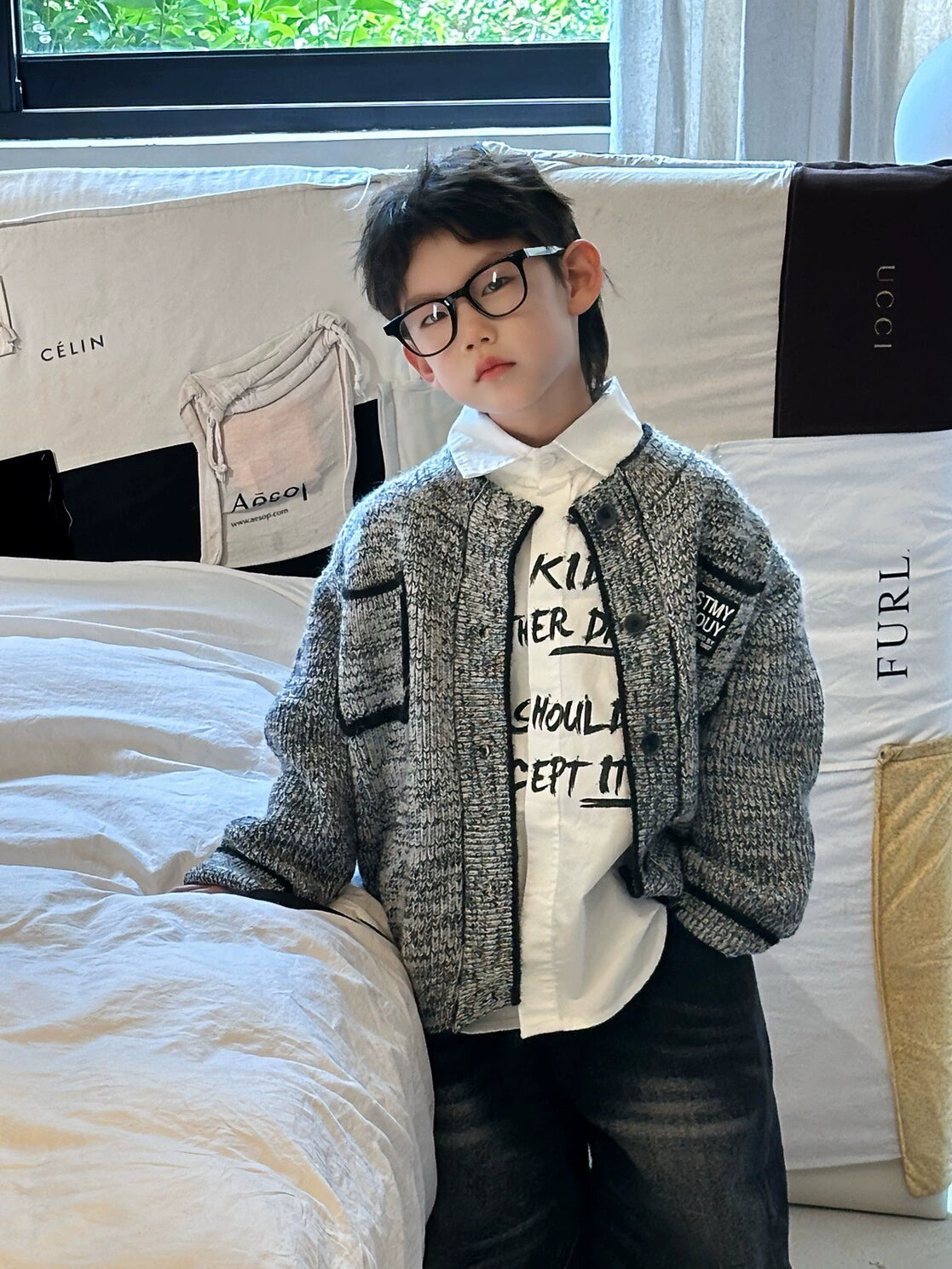 Wilson Classic Style Cardigan Coat Sweater