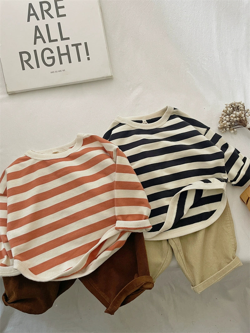 Jeremias Stripes Pure Cotton Sweater - GuGuTon baby store - Baby Fashion - Toddlers Outfits - Babies Outfits - Toddler Clothes - Kids Clothing - Newborn Clothes - Newborn Wear - Kids Wear - Trending Clothes - Trending Outfits - Fall Fashion - Winter Fashion - Girls Clothes - Boys Clothes - Babies Wear - Kids Accessories - KidsWear - Summer Clothes - Summer Fashion - Summer Trend - Falls Sweaters - Tops - Bottom - Jeans - Blouse - Dresses - Newborn Dresses - Toys
