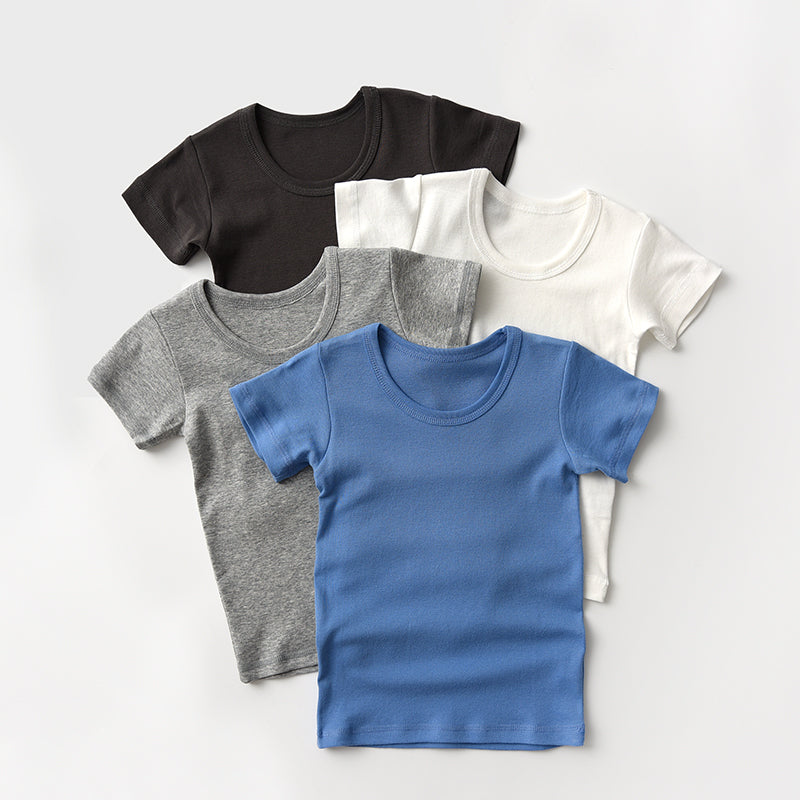 Camilo Round Neck Short Sleeve Tees - GuGuTon baby store - Baby Fashion - Toddlers Outfits - Babies Outfits - Toddler Clothes - Kids Clothing - Newborn Clothes - Newborn Wear - Kids Wear - Trending Clothes - Trending Outfits - Fall Fashion - Winter Fashion - Girls Clothes - Boys Clothes - Babies Wear - Kids Accessories - KidsWear - Summer Clothes - Summer Fashion - Summer Trend - Falls Sweaters - Tops - Bottom - Jeans - Blouse - Dresses - Newborn Dresses - Toys
