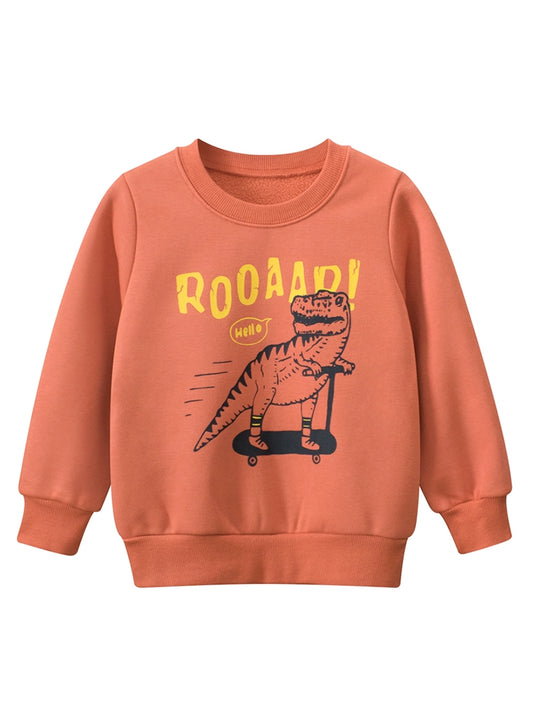 Ernesto Cartoon Velvet Kids Sweater