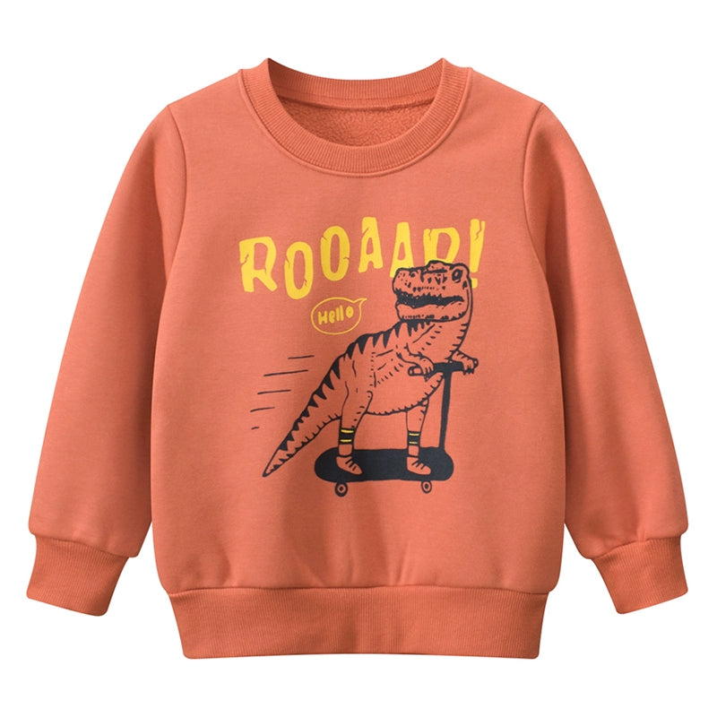 Ernesto Cartoon Velvet Kids Sweater