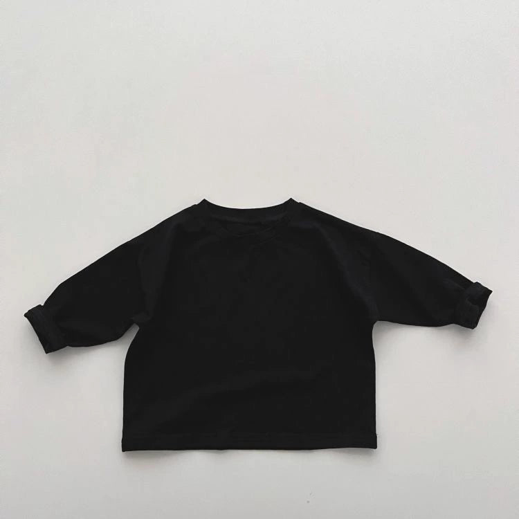 Nico Children's Fashionable Solid Color Tees