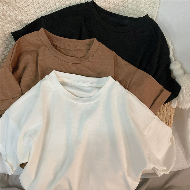 Nico Children's Fashionable Solid Color Tees