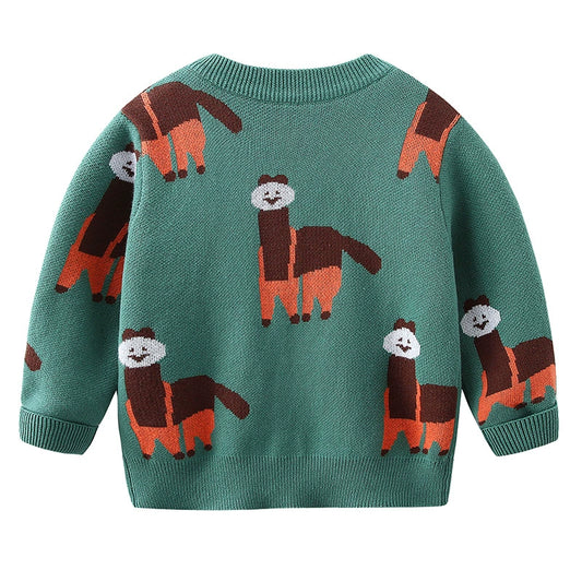 Roman Cotton Coat Casual Sweater
