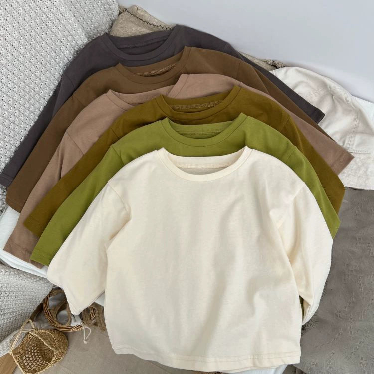 Liam New Arrival Basic Long Sleeves Tees - GuGuTon baby store - Baby Fashion - Toddlers Outfits - Babies Outfits - Toddler Clothes - Kids Clothing - Newborn Clothes - Newborn Wear - Kids Wear - Trending Clothes - Trending Outfits - Fall Fashion - Winter Fashion - Girls Clothes - Boys Clothes - Babies Wear - Kids Accessories - KidsWear - Summer Clothes - Summer Fashion - Summer Trend - Falls Sweaters - Tops - Bottom - Jeans - Blouse - Dresses - Newborn Dresses - Toys