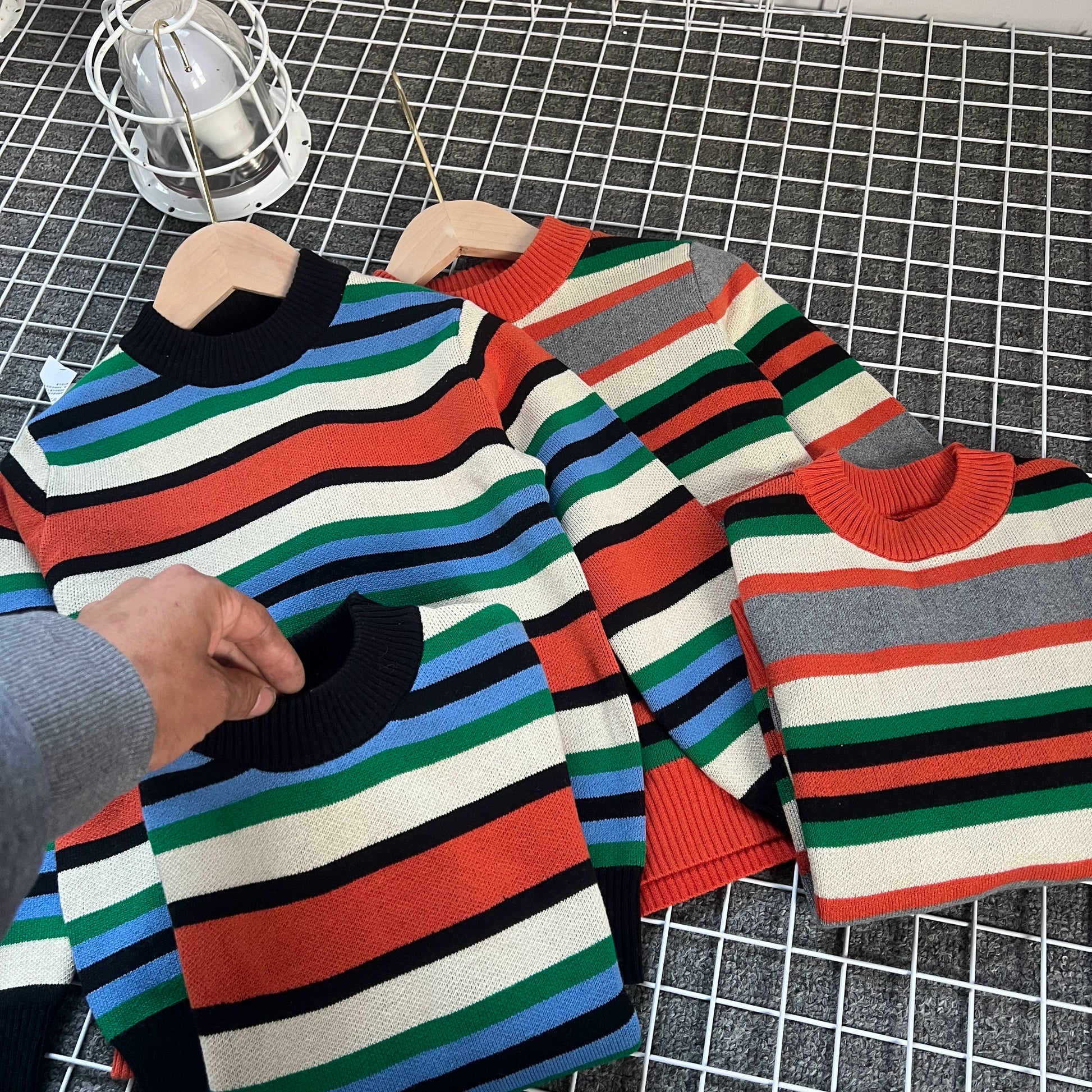 Jeison Children's Striped Cotton Sweater - GuGuTon baby store - Baby Fashion - Toddlers Outfits - Babies Outfits - Toddler Clothes - Kids Clothing - Newborn Clothes - Newborn Wear - Kids Wear - Trending Clothes - Trending Outfits - Fall Fashion - Winter Fashion - Girls Clothes - Boys Clothes - Babies Wear - Kids Accessories - KidsWear - Summer Clothes - Summer Fashion - Summer Trend - Falls Sweaters - Tops - Bottom - Jeans - Blouse - Dresses - Newborn Dresses - Toys