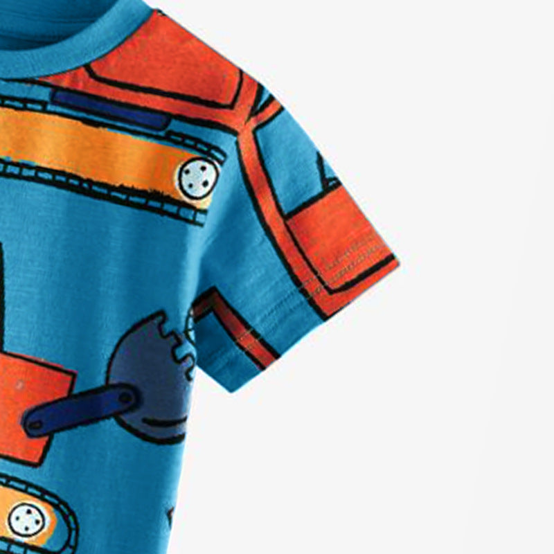 Yuji Leisure round Neck Handsome Tees - GuGuTon baby store - Baby Fashion - Toddlers Outfits - Babies Outfits - Toddler Clothes - Kids Clothing - Newborn Clothes - Newborn Wear - Kids Wear - Trending Clothes - Trending Outfits - Fall Fashion - Winter Fashion - Girls Clothes - Boys Clothes - Babies Wear - Kids Accessories - KidsWear - Summer Clothes - Summer Fashion - Summer Trend - Falls Sweaters - Tops - Bottom - Jeans - Blouse - Dresses - Newborn Dresses - Toys