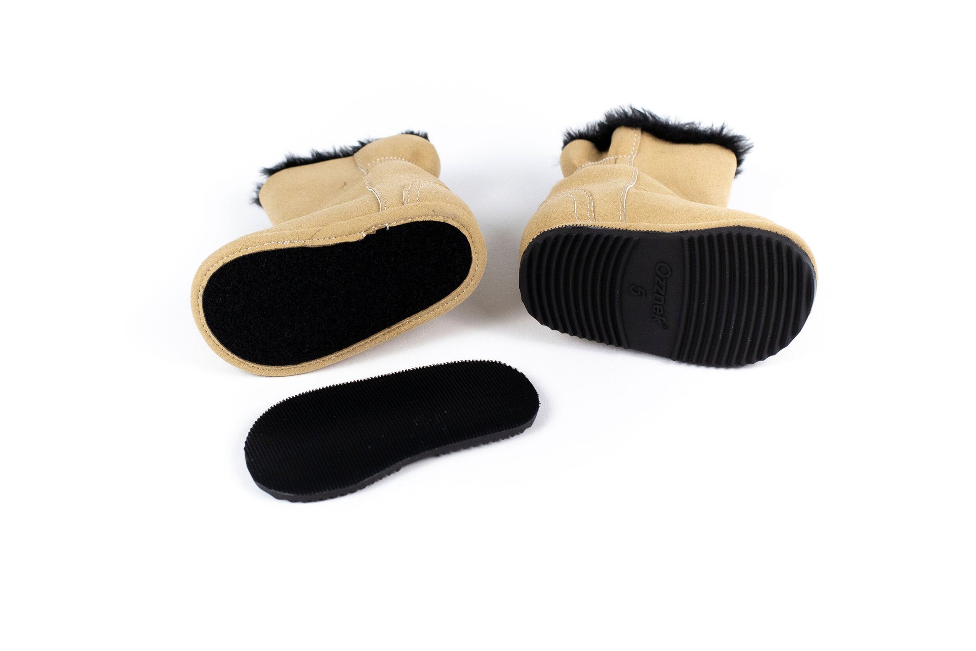 Taupe Boot Top with Black Faux-Fur Lining - GuGuTon baby store - Baby Fashion - Toddlers Outfits - Babies Outfits - Toddler Clothes - Kids Clothing - Newborn Clothes - Newborn Wear - Kids Wear - Trending Clothes - Trending Outfits - Fall Fashion - Winter Fashion - Girls Clothes - Boys Clothes - Babies Wear - Kids Accessories - KidsWear - Summer Clothes - Summer Fashion - Summer Trend - Falls Sweaters - Tops - Bottom - Jeans - Blouse - Dresses - Newborn Dresses - Toys