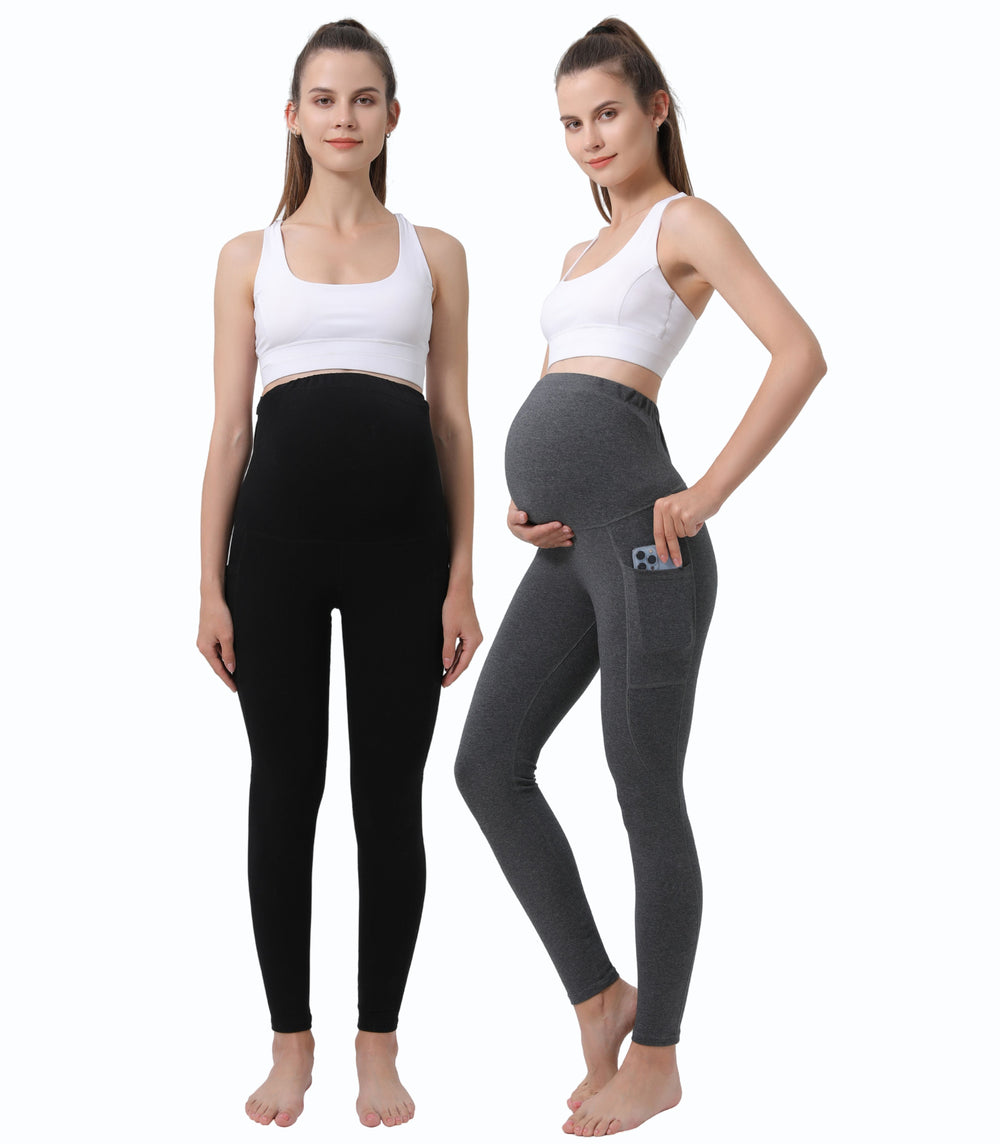 Allerie Pregnancy Yoga Pants with Pockets (2 Pack)