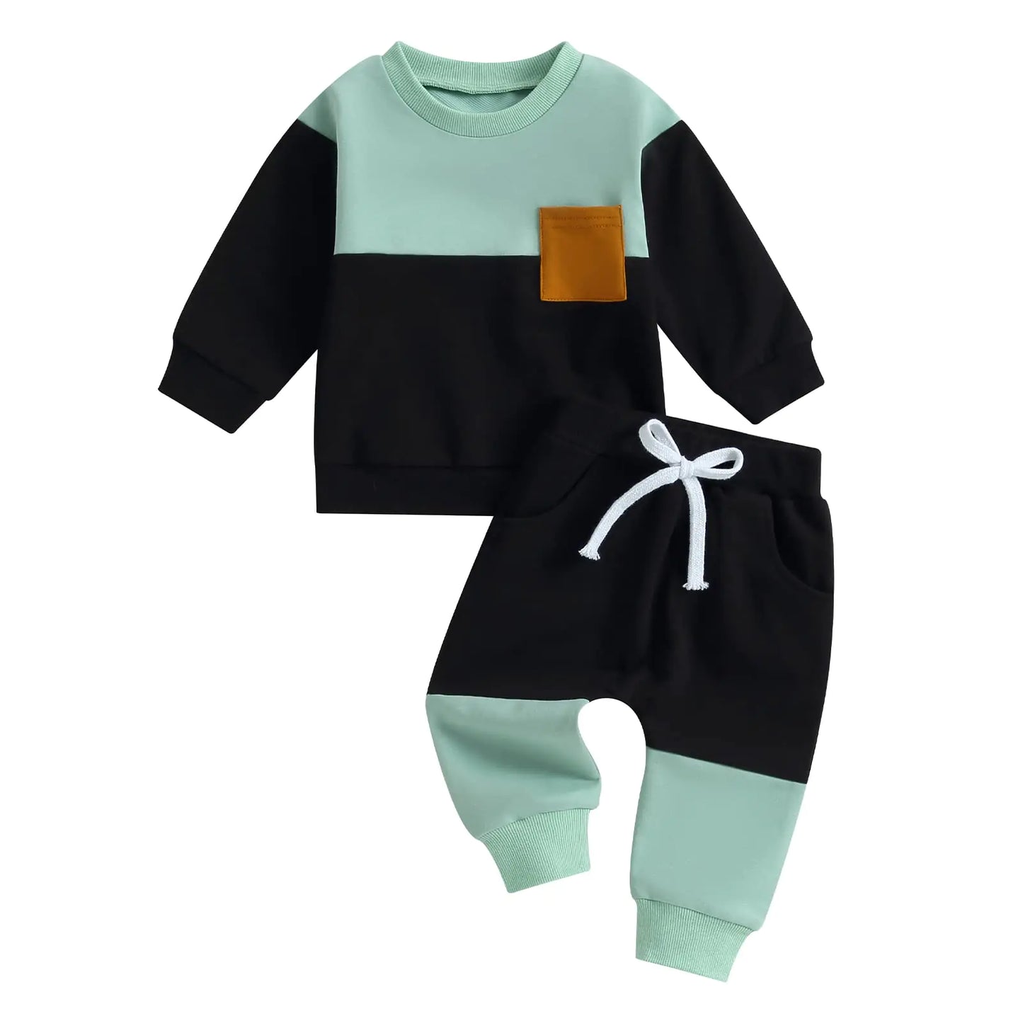 Baby Boy  Outfits  Set  Long Pants with Pockets 0-6 Months