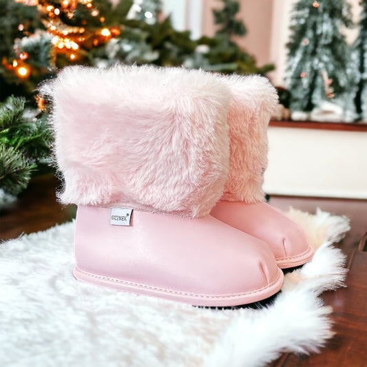 Pink Boot with Velvet Lining - GuGuTon baby store - Baby Fashion - Toddlers Outfits - Babies Outfits - Toddler Clothes - Kids Clothing - Newborn Clothes - Newborn Wear - Kids Wear - Trending Clothes - Trending Outfits - Fall Fashion - Winter Fashion - Girls Clothes - Boys Clothes - Babies Wear - Kids Accessories - KidsWear - Summer Clothes - Summer Fashion - Summer Trend - Falls Sweaters - Tops - Bottom - Jeans - Blouse - Dresses - Newborn Dresses - Toys