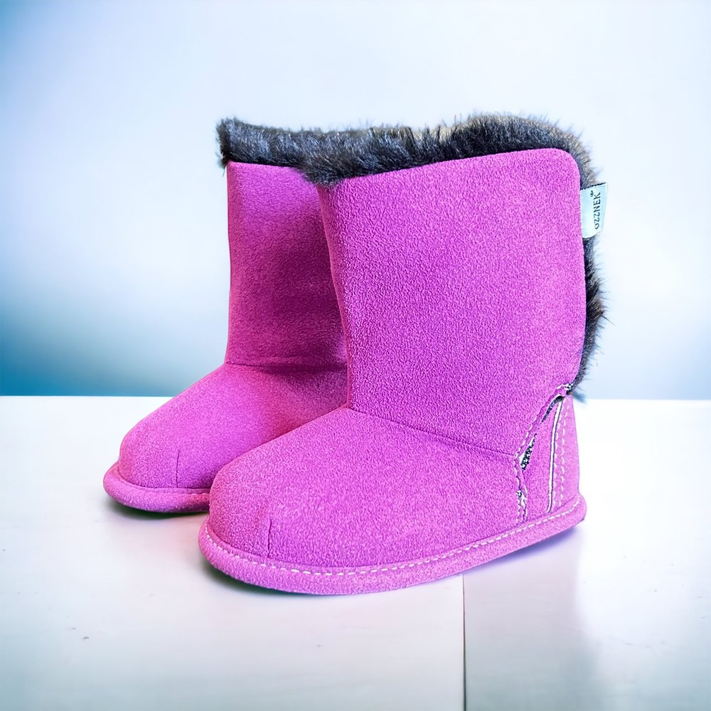 Magenta Boot Top with Faux-fur Lining - GuGuTon baby store - Baby Fashion - Toddlers Outfits - Babies Outfits - Toddler Clothes - Kids Clothing - Newborn Clothes - Newborn Wear - Kids Wear - Trending Clothes - Trending Outfits - Fall Fashion - Winter Fashion - Girls Clothes - Boys Clothes - Babies Wear - Kids Accessories - KidsWear - Summer Clothes - Summer Fashion - Summer Trend - Falls Sweaters - Tops - Bottom - Jeans - Blouse - Dresses - Newborn Dresses - Toys