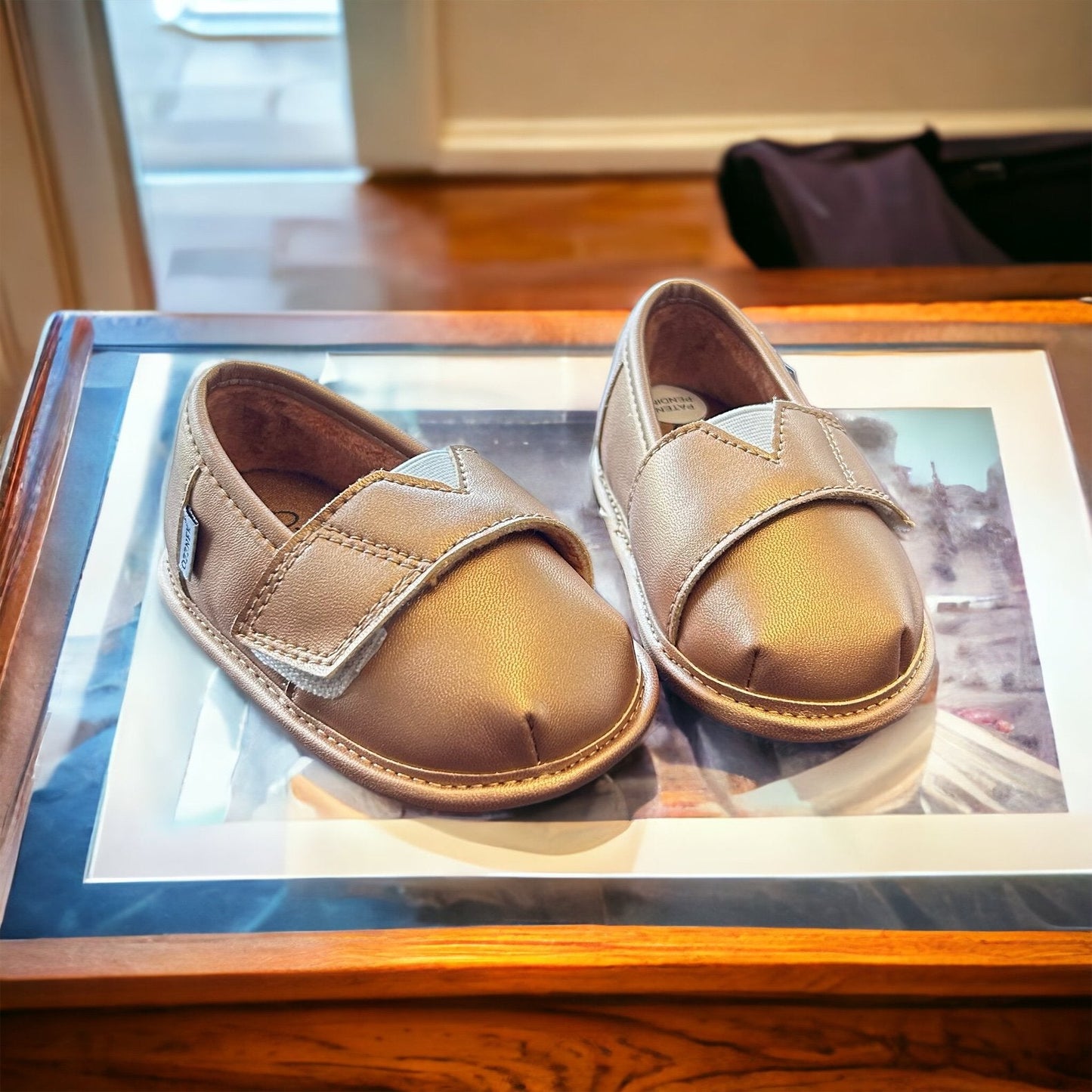 Keith Gold Shoe Top with Velvet Lining