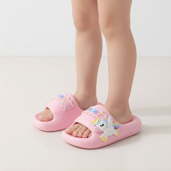 Unicorn Rainbow Slippers Ultra Soft EVA Ages 0-3 Years