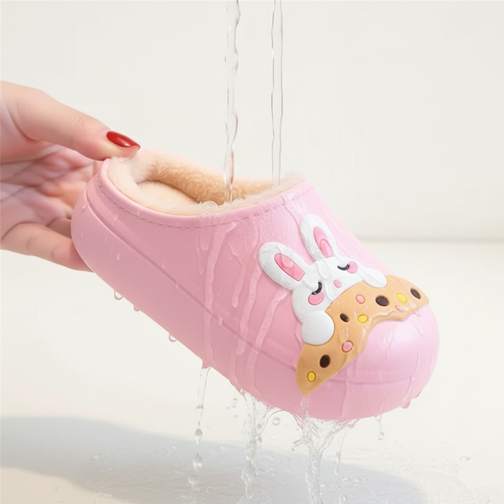 Plush Warm Waterproof Slippers Ages 2 to Adults
