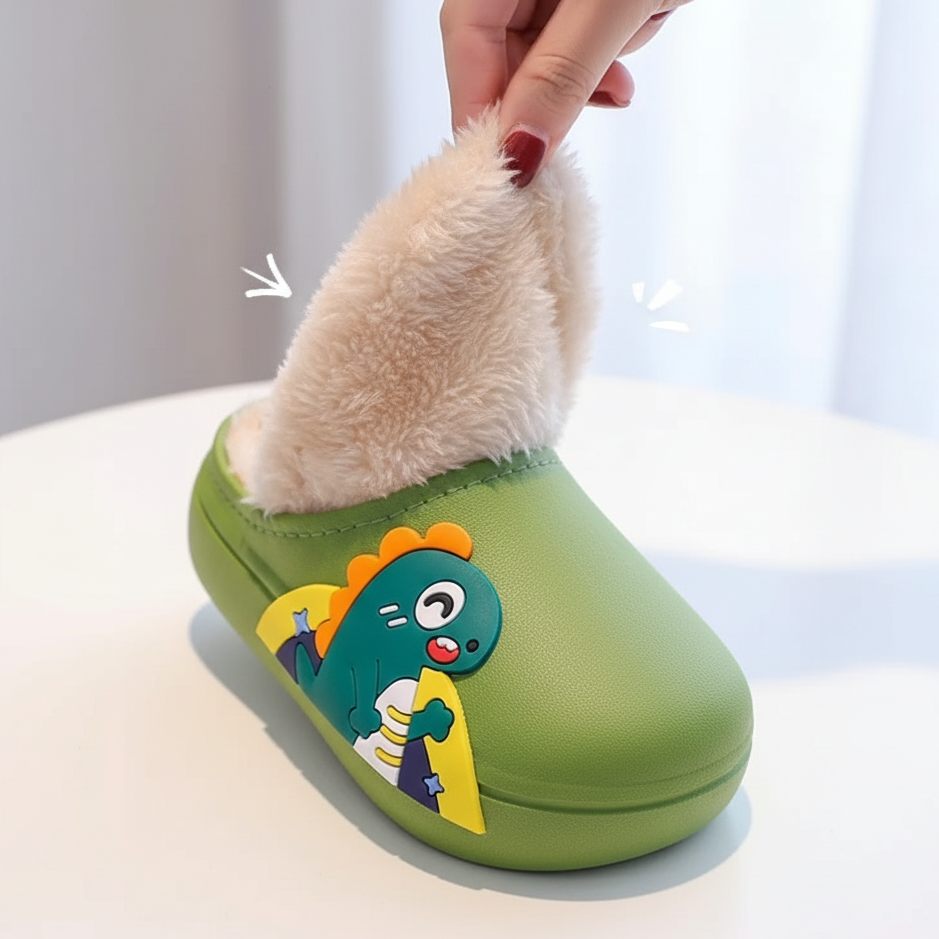 Plush Warm Waterproof Slippers Ages 2 to Adults