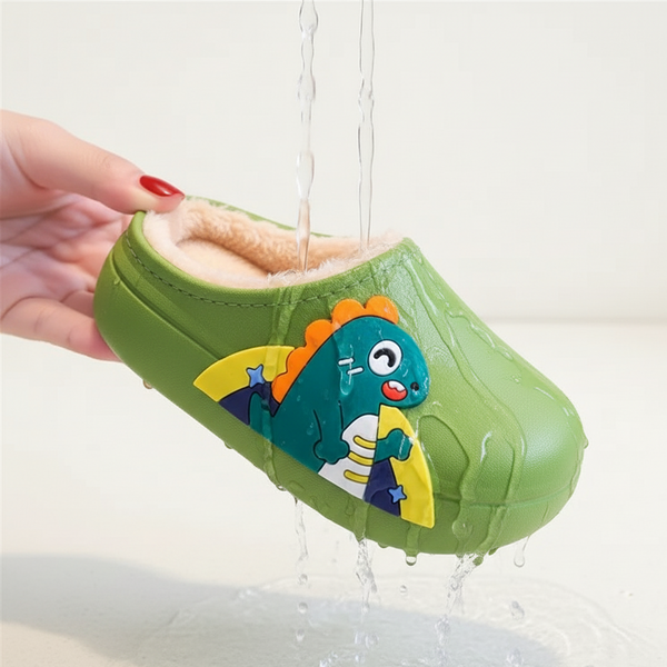 Plush Warm Waterproof Slippers Ages 2 to Adults