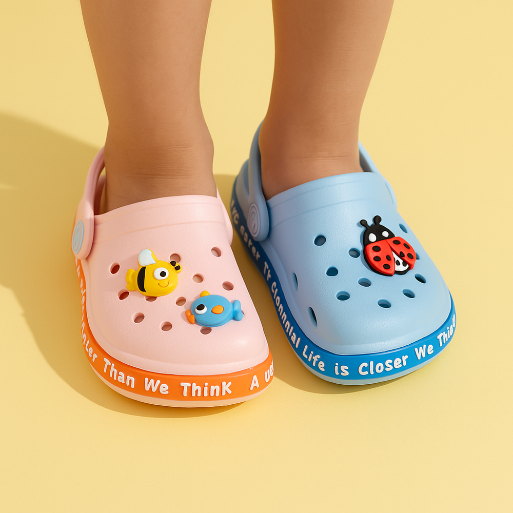 Lilie Rubber Jelly Clogs for Children Age 1-6 Years