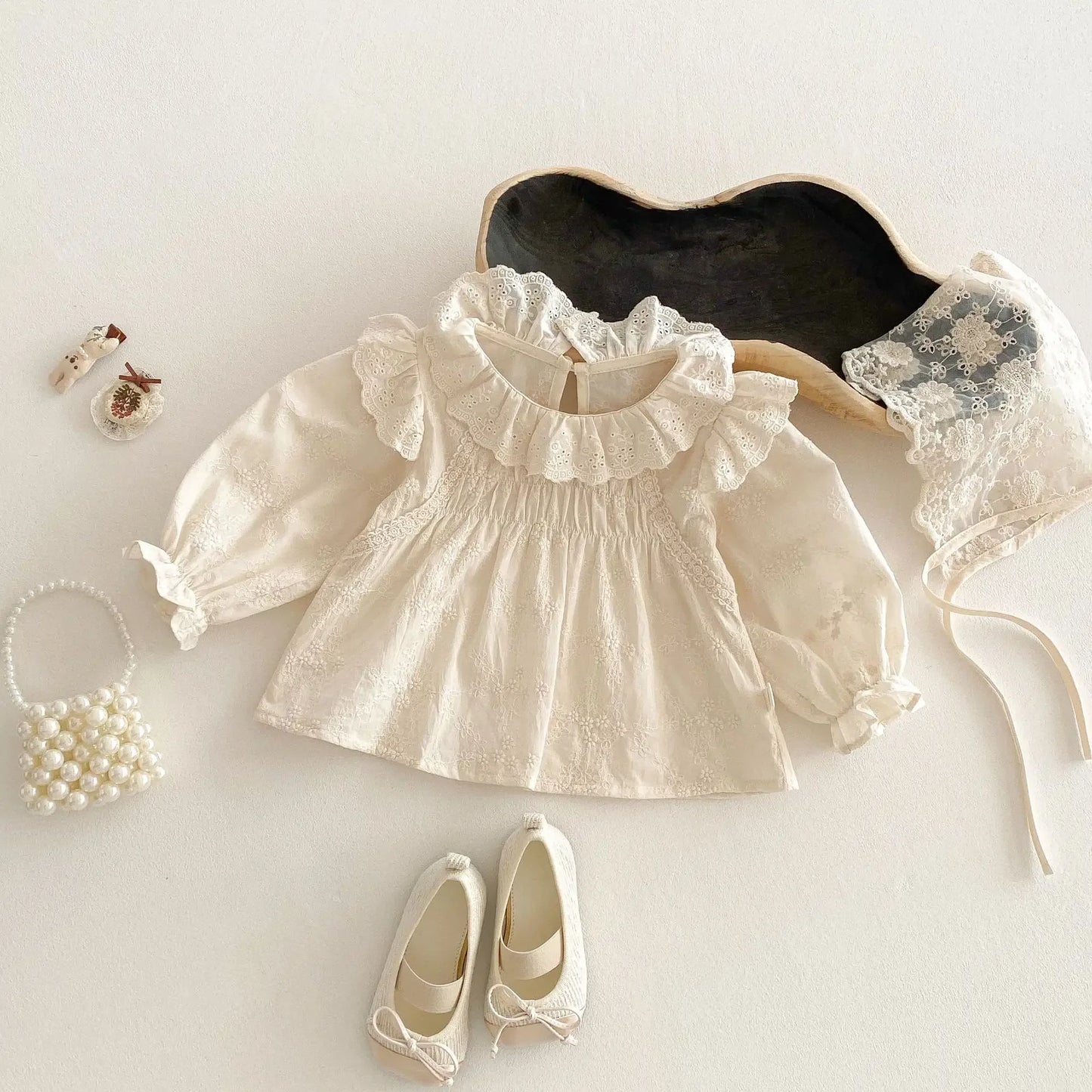 Jenny Bubble Sleeves Breathable Princess Top