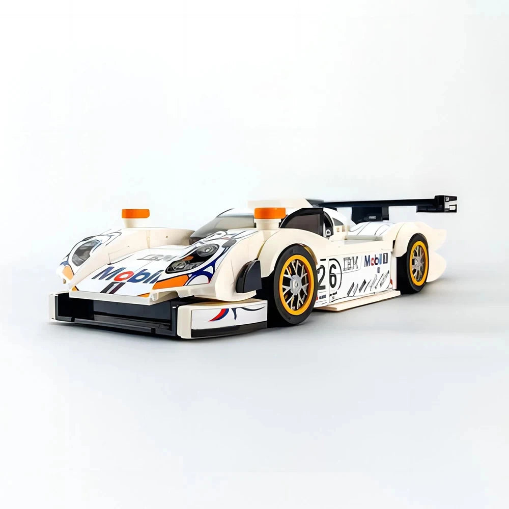 MOC Racing Series Third Generation 98 Model Le Mans 24 Hours Endurance Race DIY Assembly Building Blocks Children's Toy Boy Gift