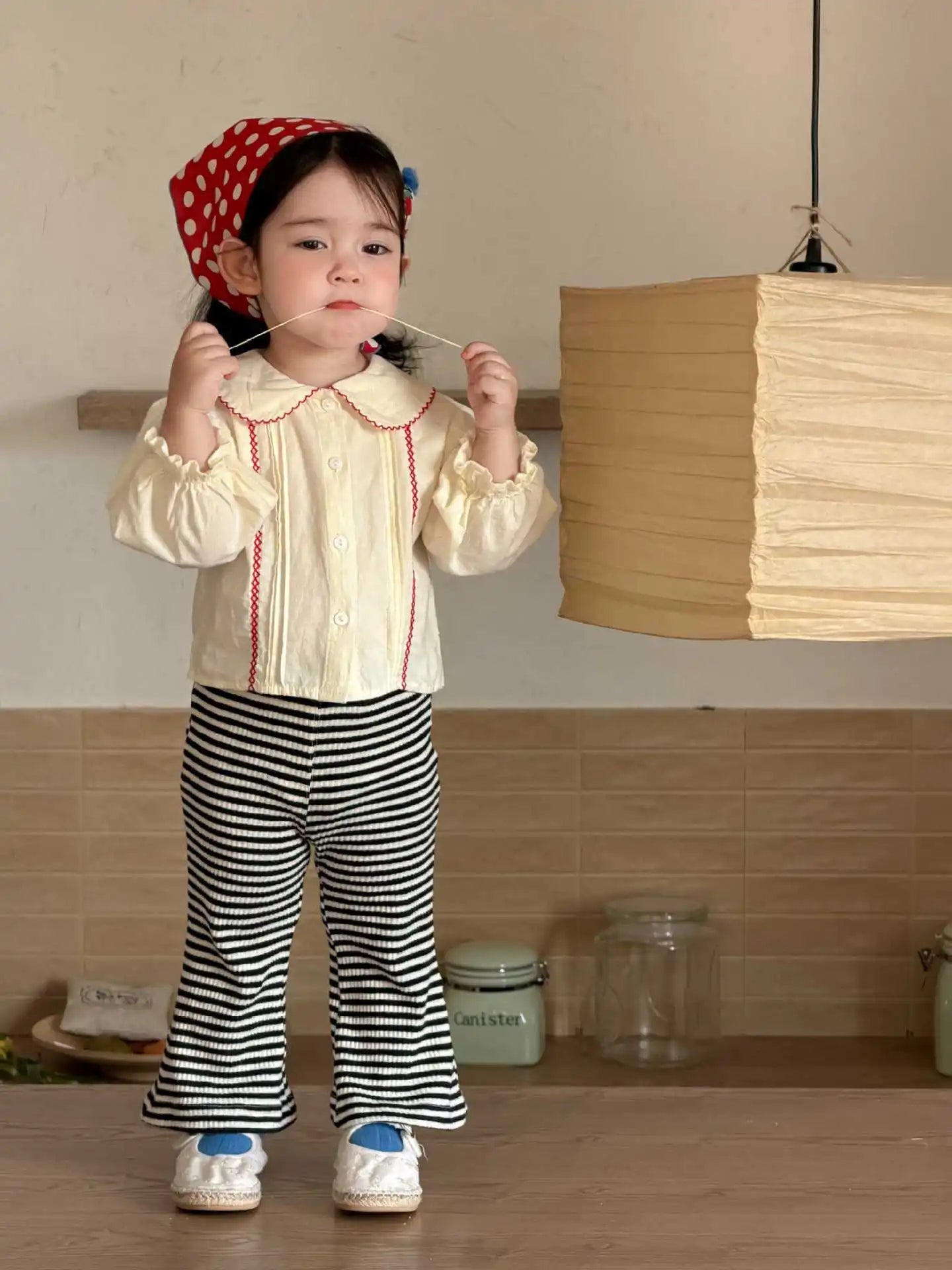Miguelina Long Sleeve Solid Cute Tops