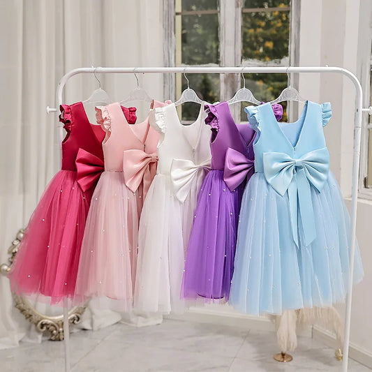 New Girls Puffy Dress Summer Tulle Fashion Little Princess Dress