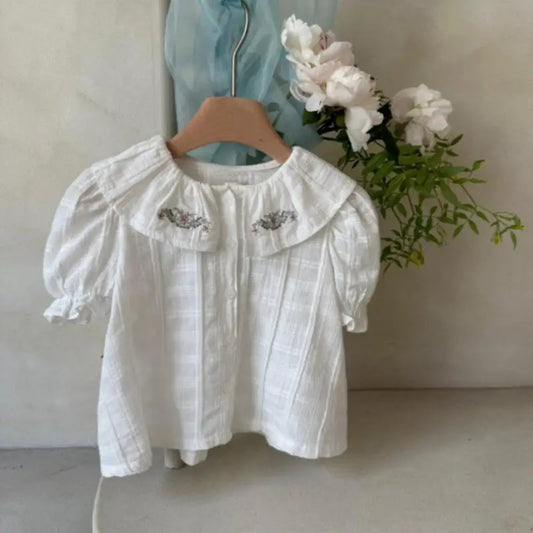 Ranselys Sweet Cute Baby Floral Collar Tops