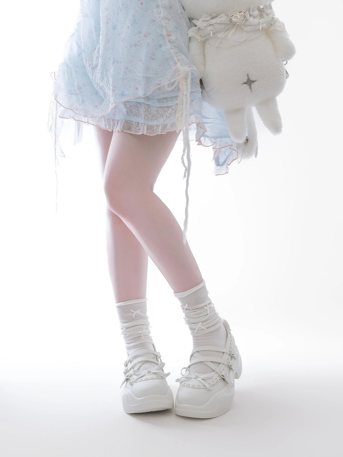 Summer Leilei Gururu Original Sweet Girl Thick Soled Shoes Sports Shoes