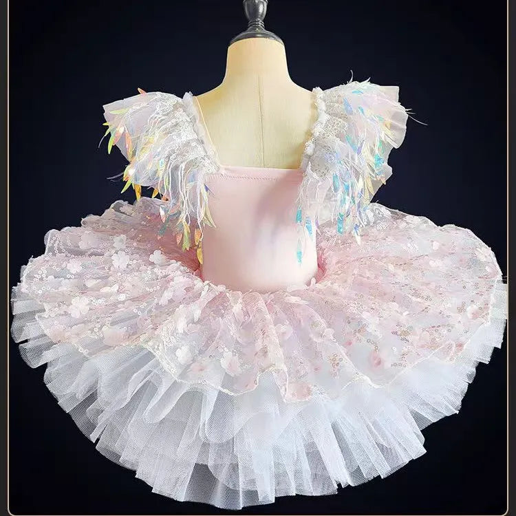 Summer Stage Ballet Leotards Girls Dresses Princess Dance Girl Dress