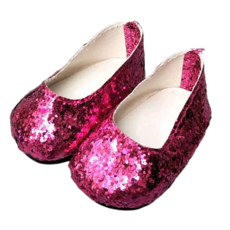 Baby Doll Shoes for 43cm Doll Shoes for 18 Inch Girl Doll Princess Shoes Toy  Accessories