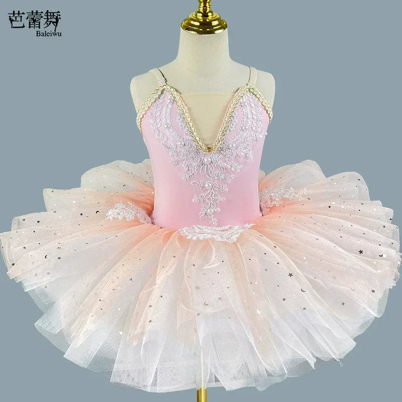 Summer Stage Ballet Leotards Girls Dresses Princess Dance Girl Dress