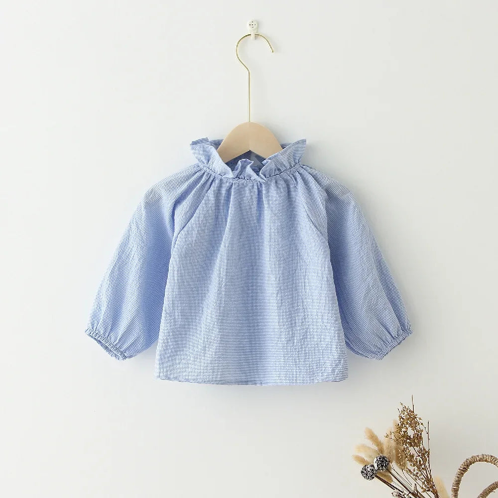 Isla Floral Blouse Long Sleeve Cotton Tops