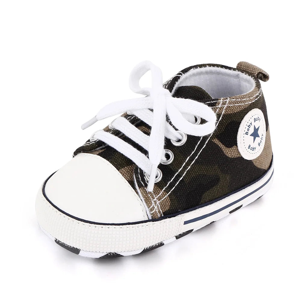Spring New Baby Shoes Boy and Girl Classic Canvas Casual Sneakers