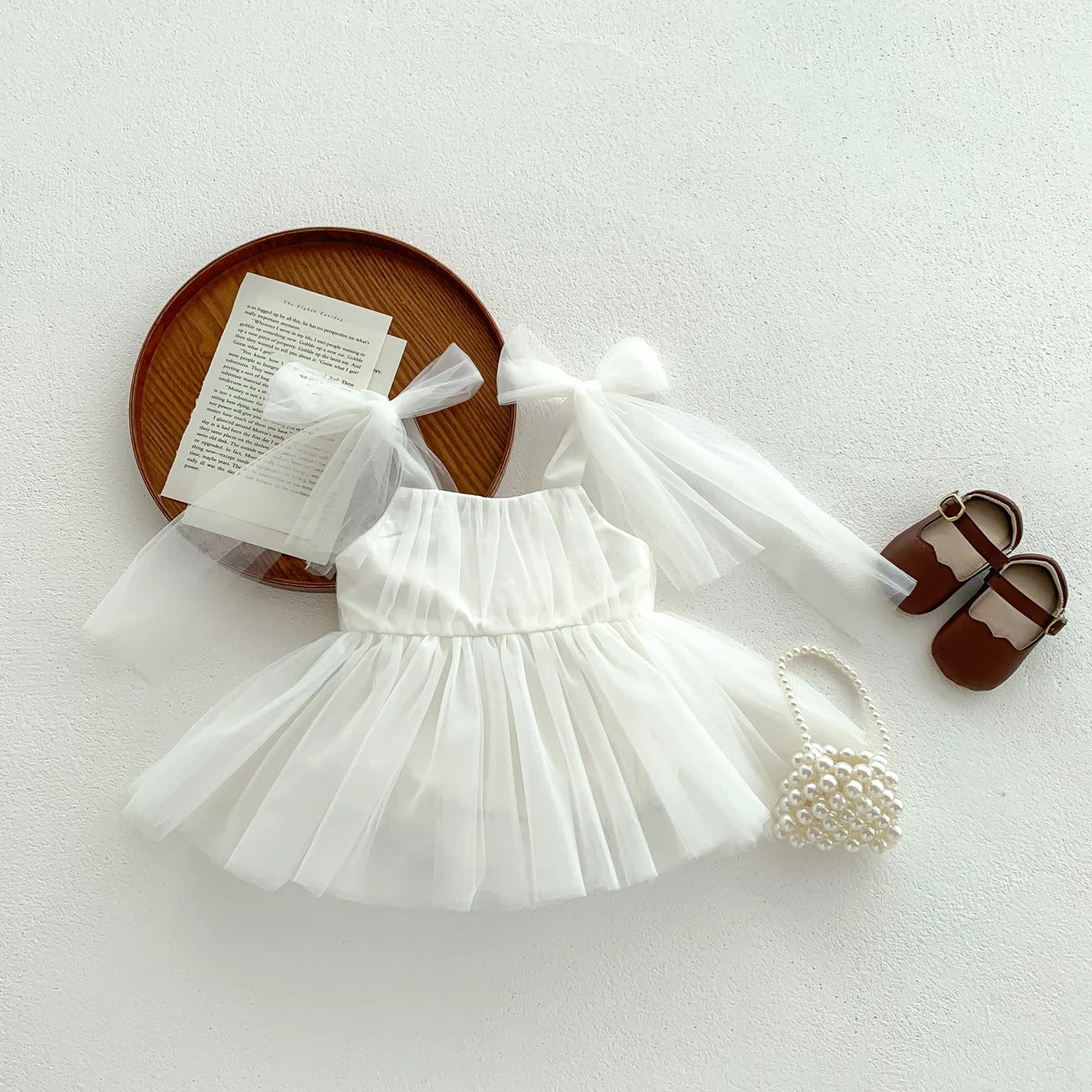 Summer Baby Romper Set Lace Polka Dots Toddler Princess Dress