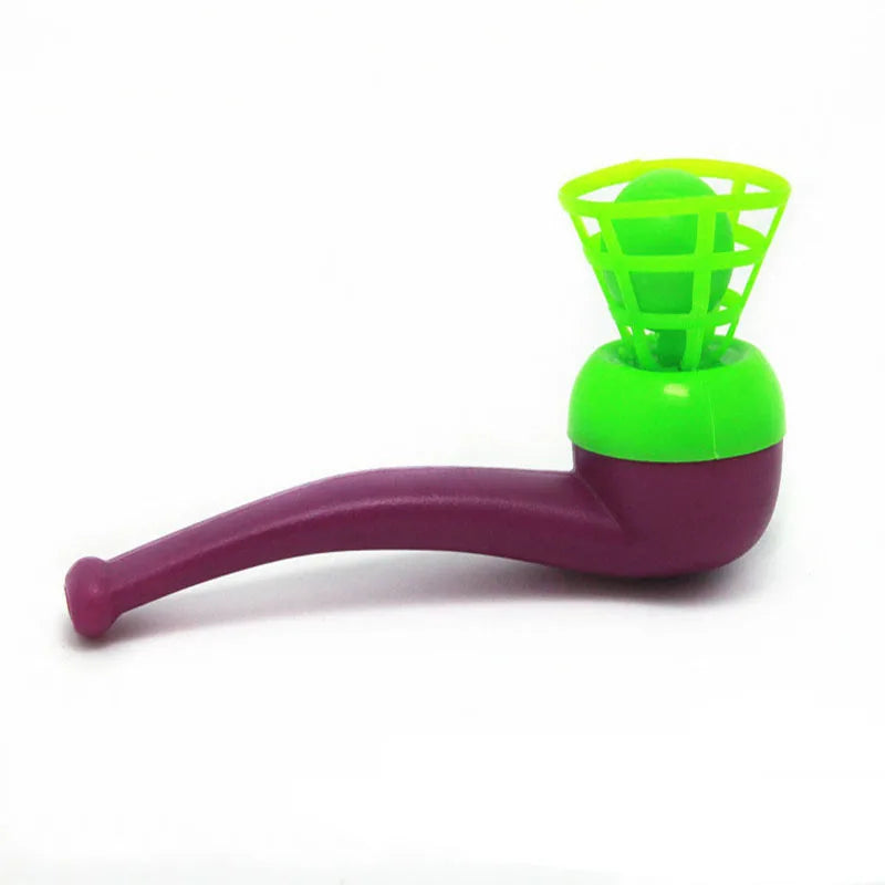 3pcs Plastic Pipe Blowing Ball Toys Outdoor Games Balance Training Toys Learning Toys