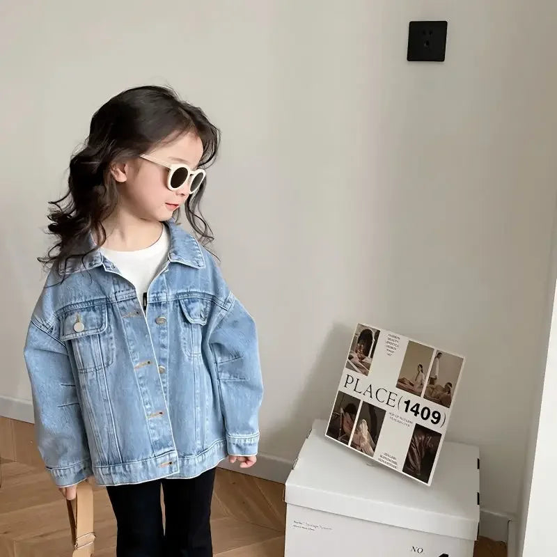 Paulina Summer Korean Style Kids Jackets Pockets Fashion - GuGuTon baby store - Baby Fashion - Toddlers Outfits - Babies Outfits - Toddler Clothes - Kids Clothing - Newborn Clothes - Newborn Wear - Kids Wear - Trending Clothes - Trending Outfits - Fall Fashion - Winter Fashion - Girls Clothes - Boys Clothes - Babies Wear - Kids Accessories - KidsWear - Summer Clothes - Summer Fashion - Summer Trend - Falls Sweaters - Tops - Bottom - Jeans - Blouse - Dresses - Newborn Dresses - Toys