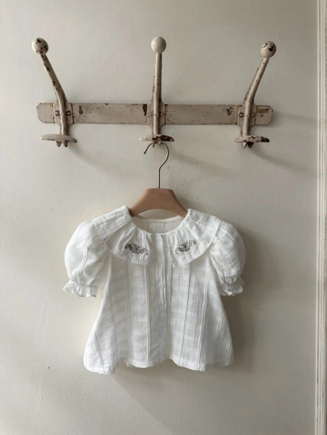 Ranselys Sweet Cute Baby Floral Collar Tops