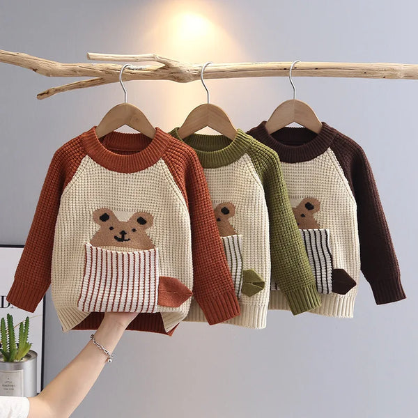 Aldo Autumn Winter Loose Children's Knit Sweater