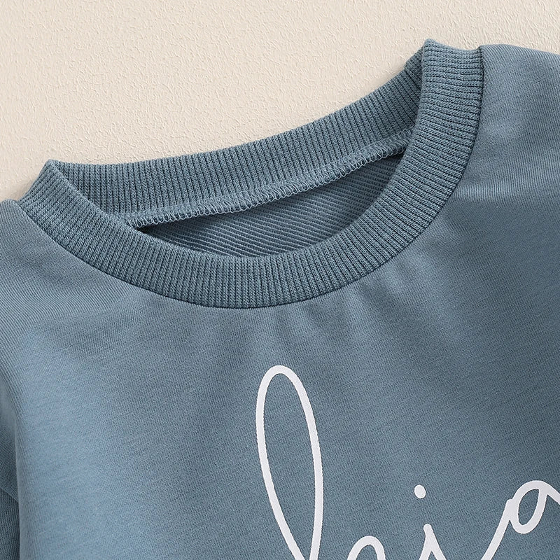 Jeison Toddler Boys Big Brother Letter Print Long Sleeve Pullover